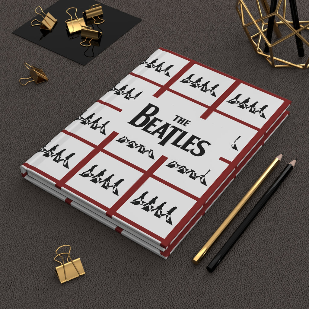 The beatles, Retro 60s Band Logo Hardcover Journal — Vintage Music Notebook