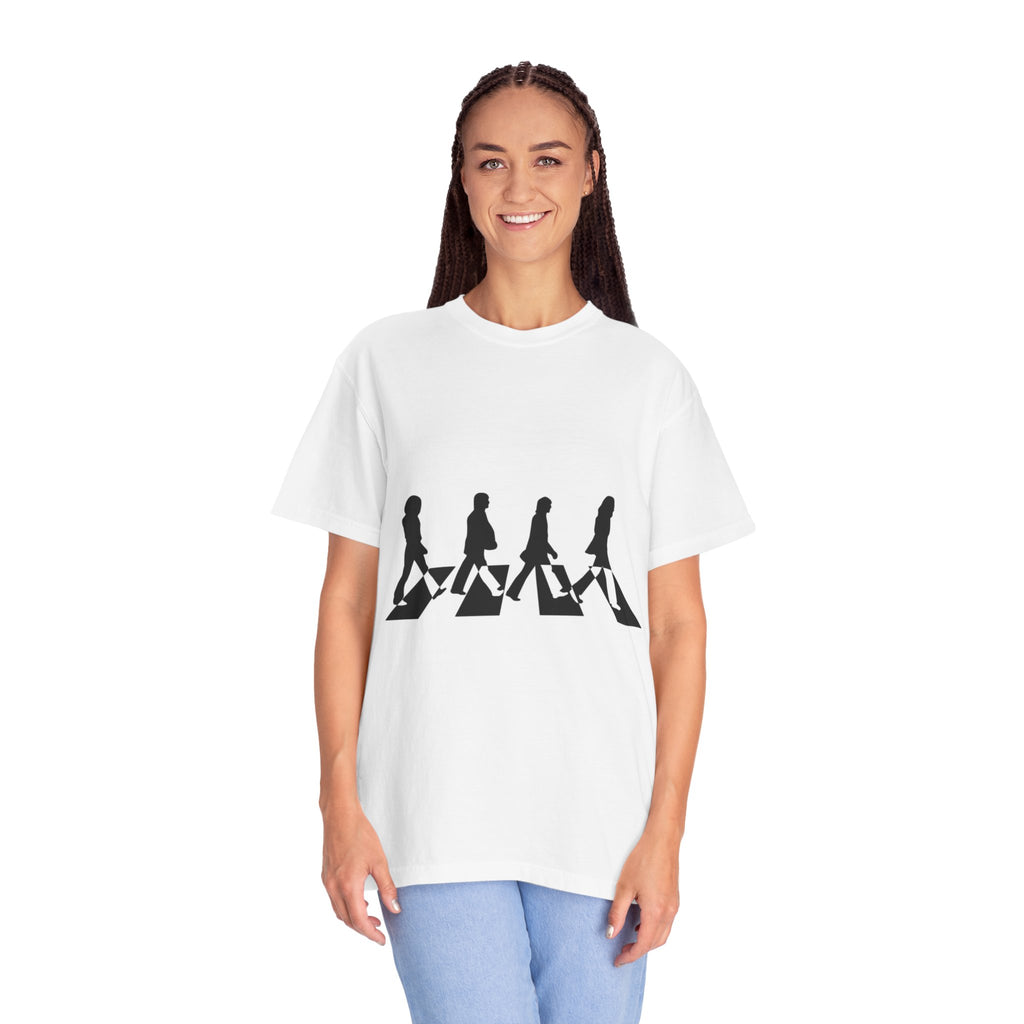 Beatles Abbey Road Silhouette T-Shirt — Classic Rock Band Tee, Gift, The beatles