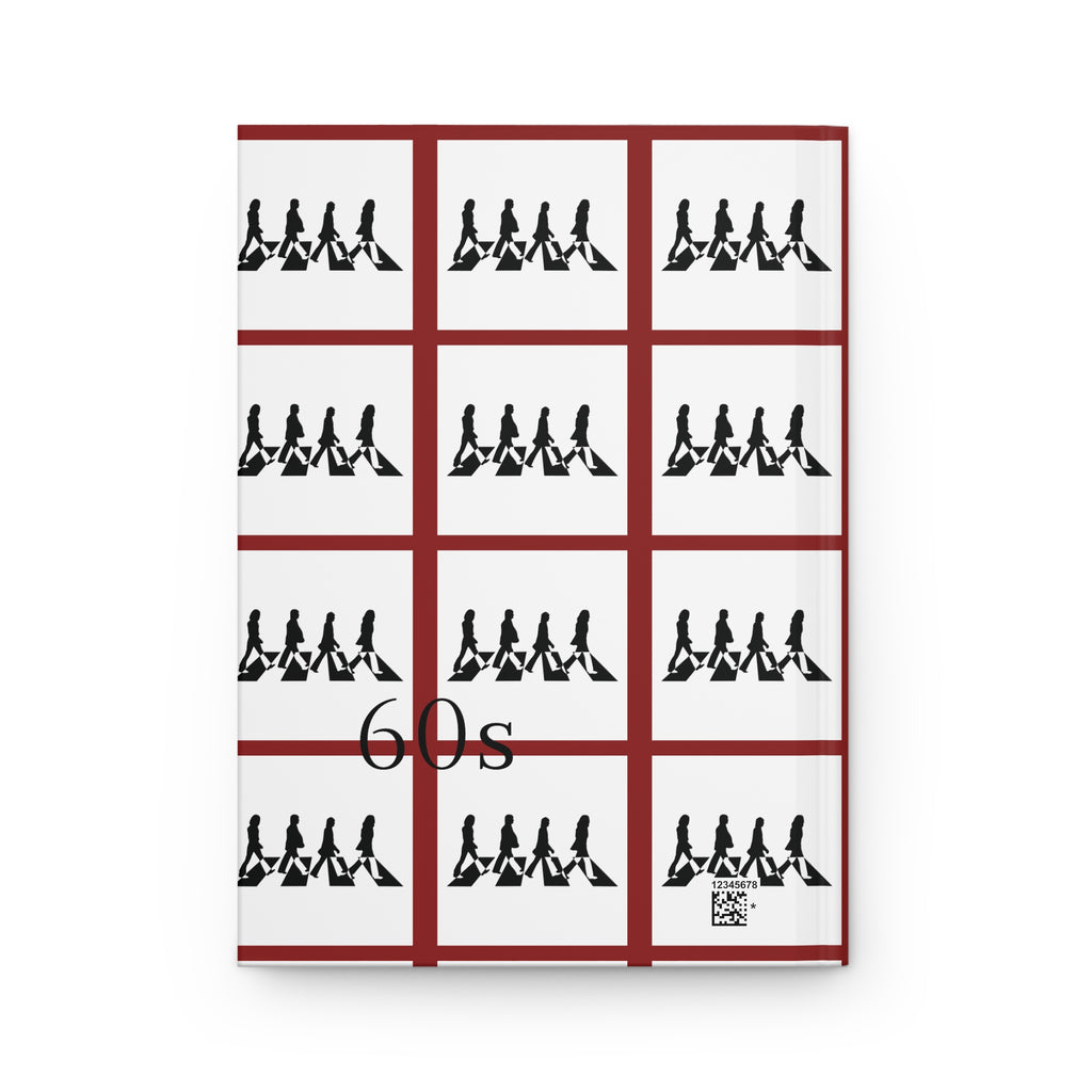 The beatles, Retro 60s Band Logo Hardcover Journal — Vintage Music Notebook