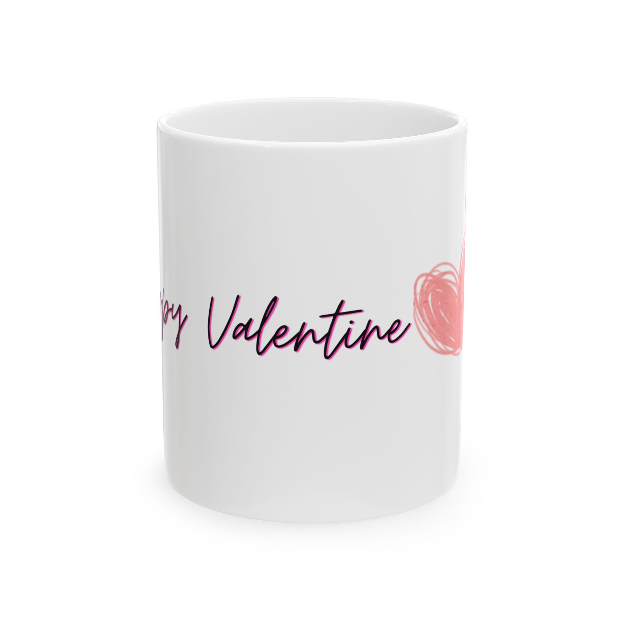 Happy Valentine Ceramic Mug, (11oz, 15oz)