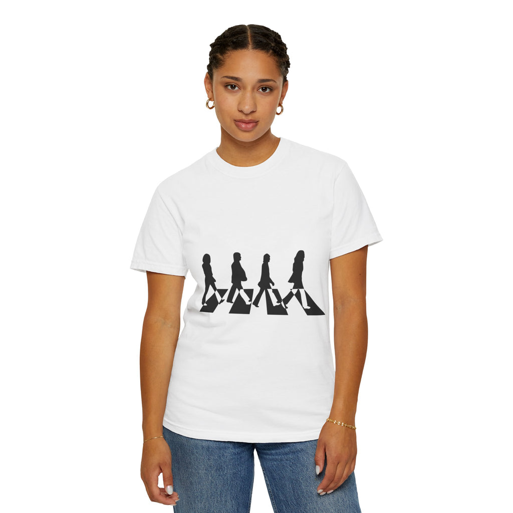 Beatles Abbey Road Silhouette T-Shirt — Classic Rock Band Tee, Gift, The beatles