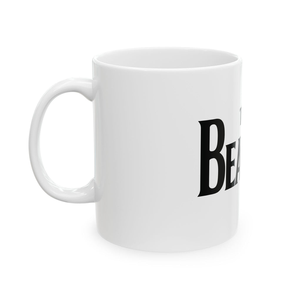 The beatles Band Logo Mug — Classic Retro Rock Coffee Cup