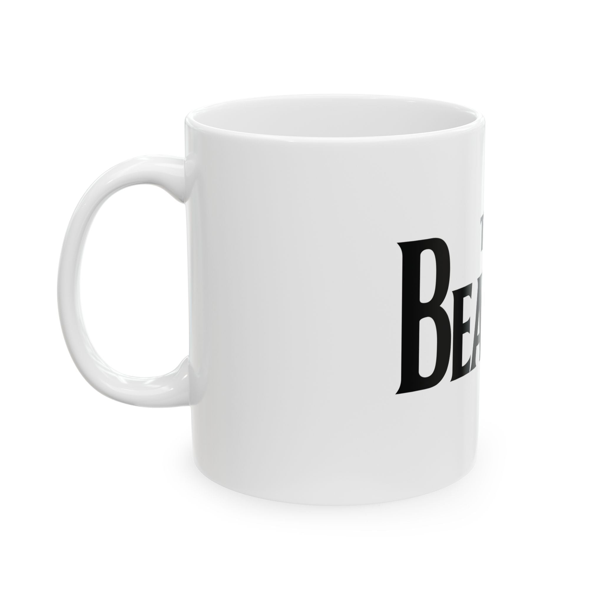 The beatles Band Logo Mug — Classic Retro Rock Coffee Cup
