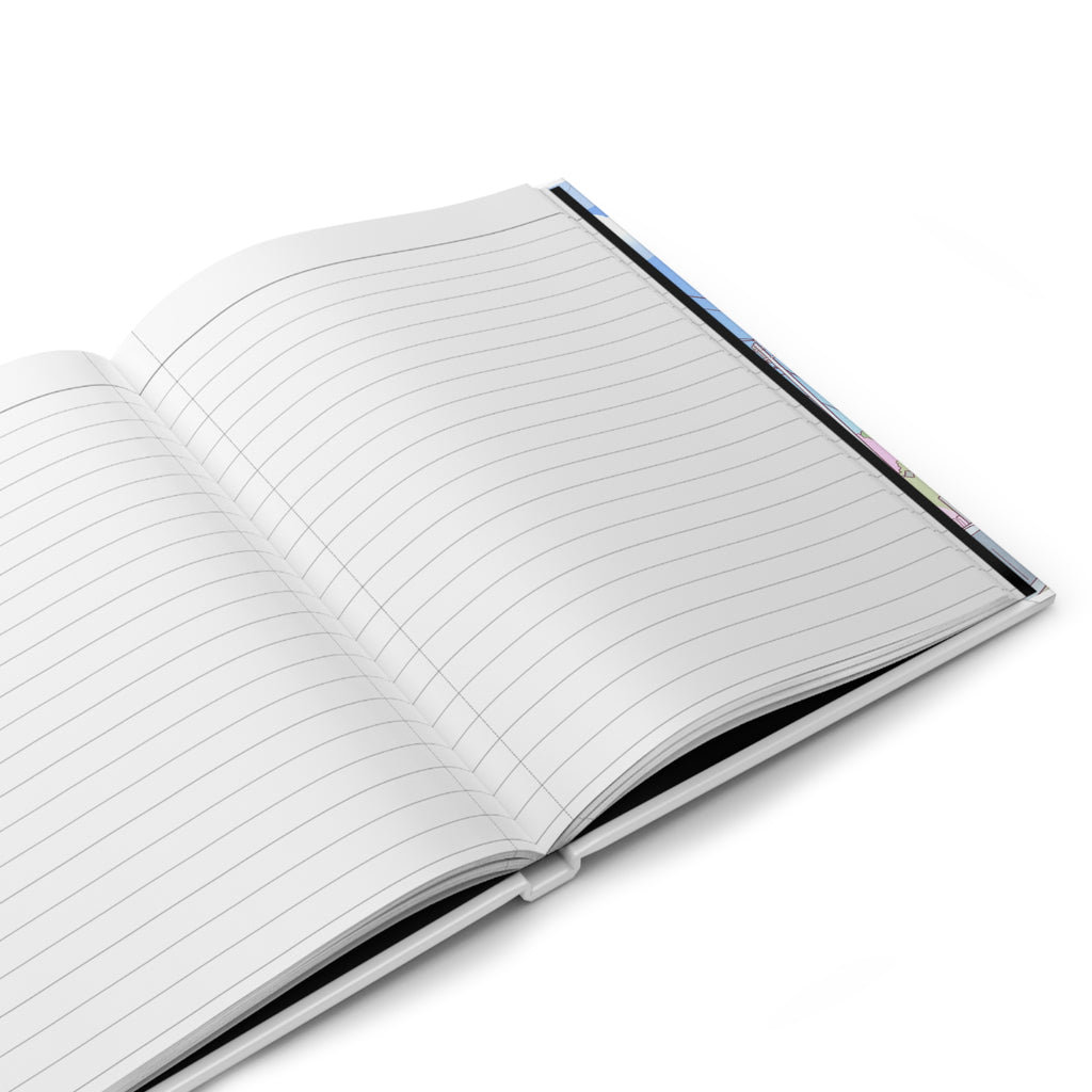 Train Station Journal — Scenic Hardcover Notebook with 'Notebook For Myself' Design