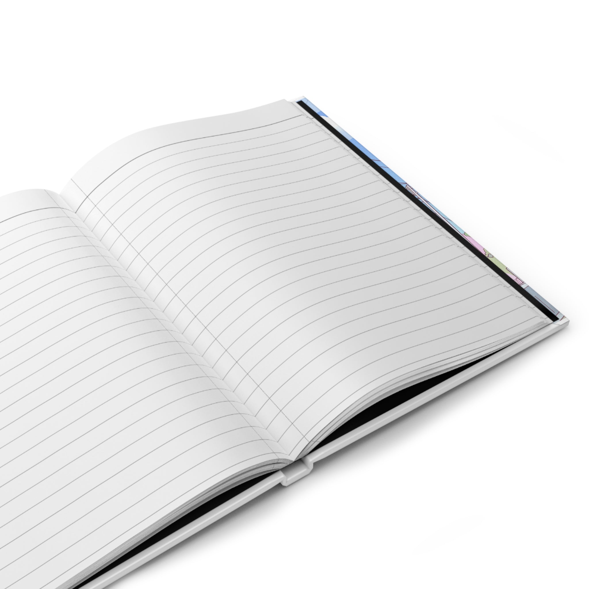 Train Station Journal — Scenic Hardcover Notebook with 'Notebook For Myself' Design